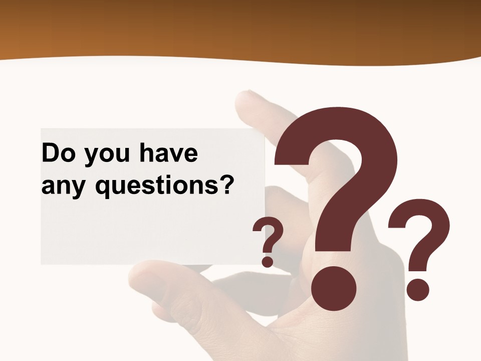 Blank Card Fill Clean Card PowerPoint Template