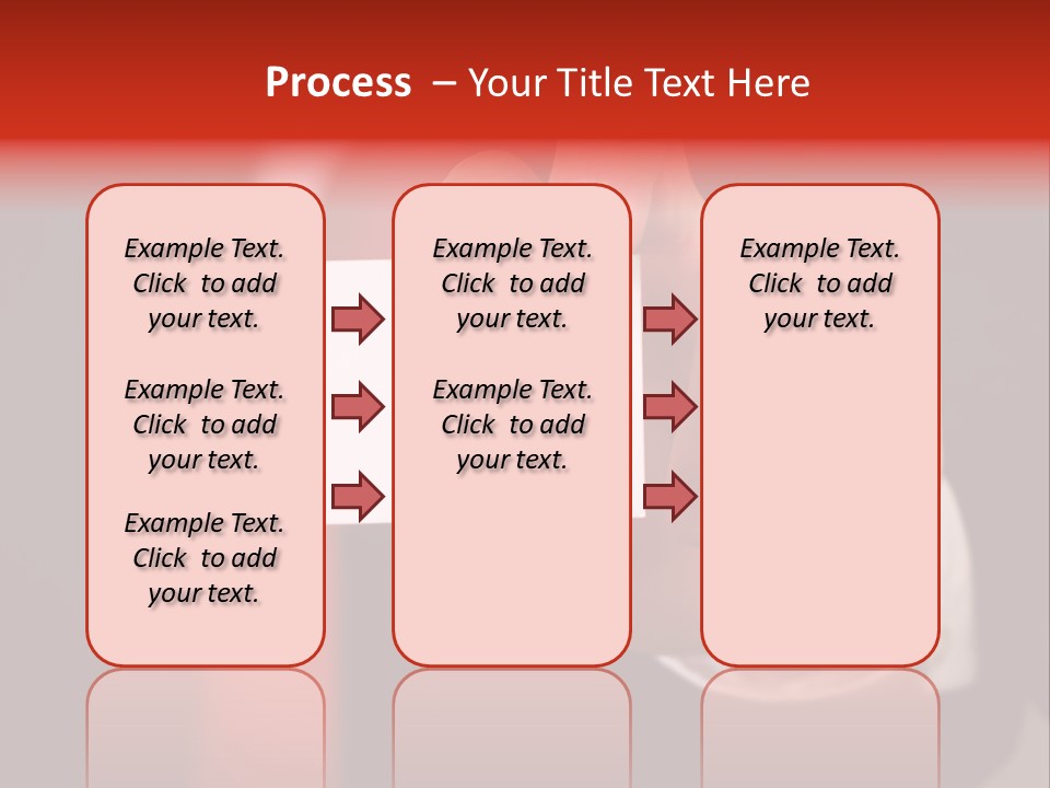 Red Suit Person PowerPoint Template