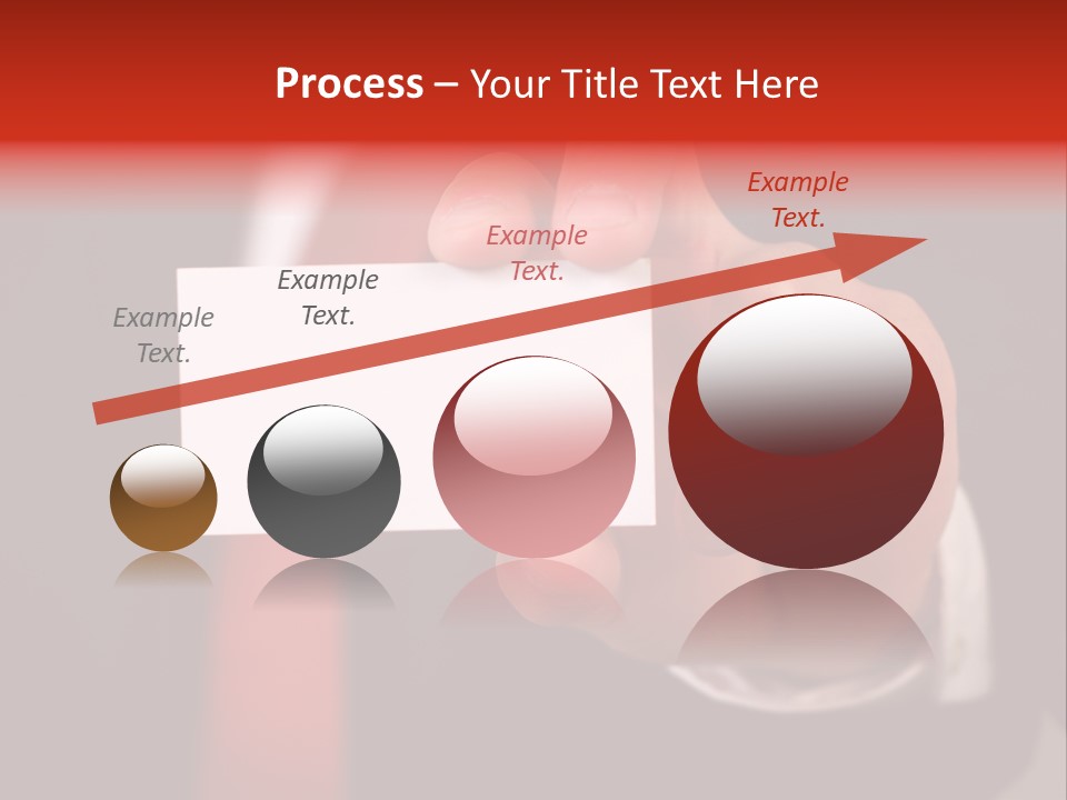 Red Suit Person PowerPoint Template