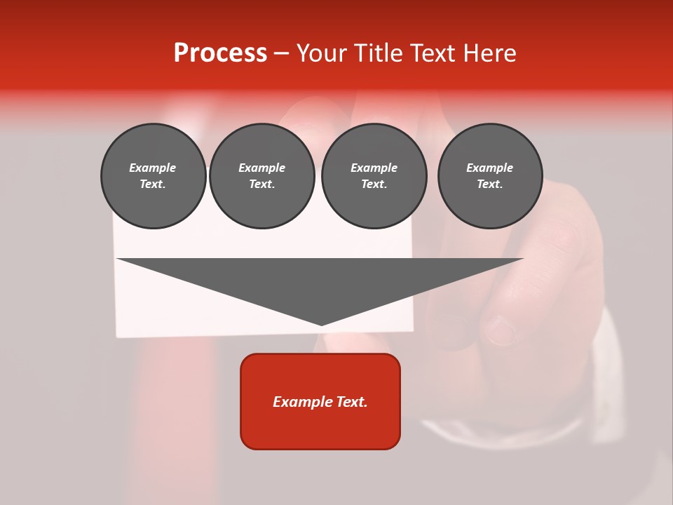 Red Suit Person PowerPoint Template