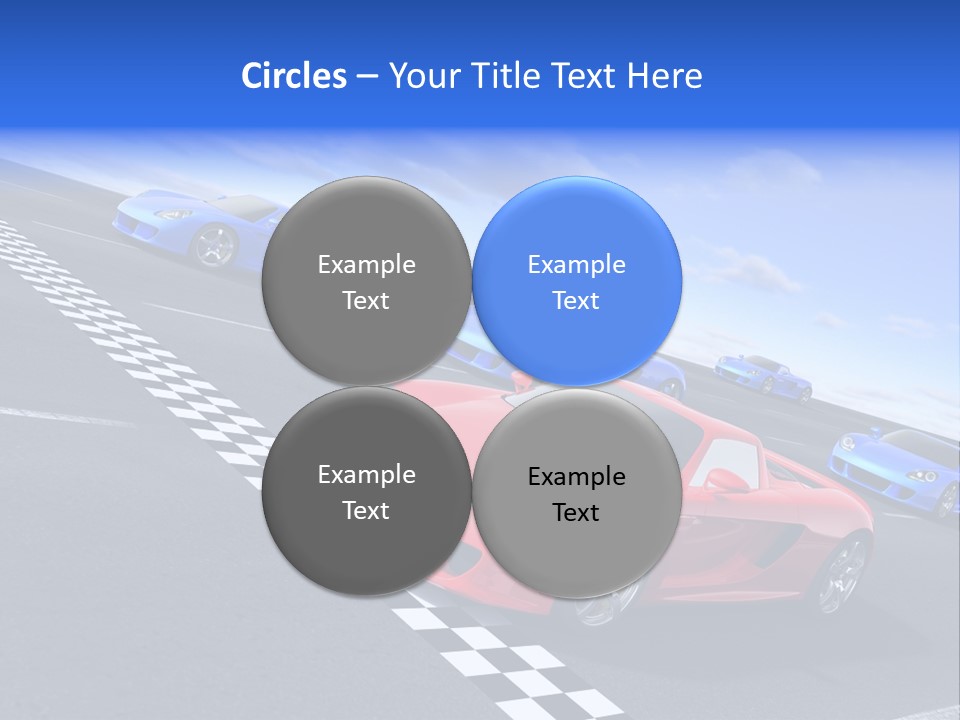 Dynamic White Acceleration PowerPoint Template