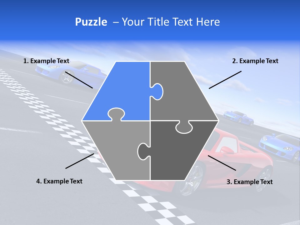 Dynamic White Acceleration PowerPoint Template