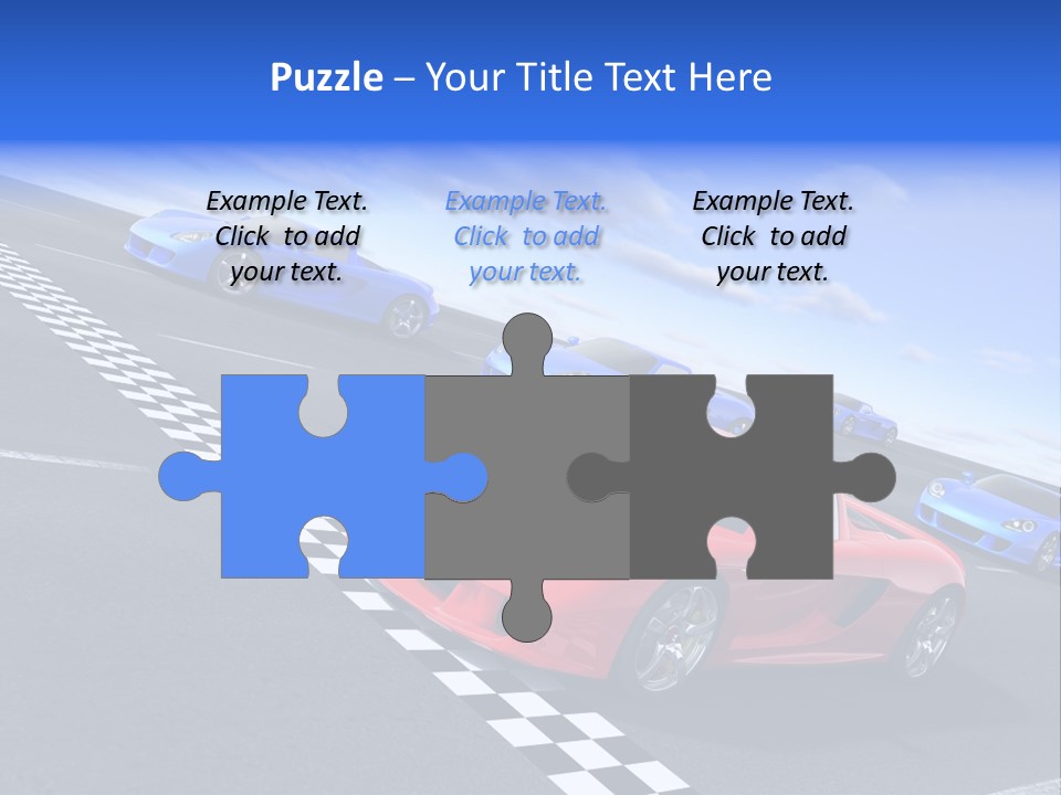 Dynamic White Acceleration PowerPoint Template