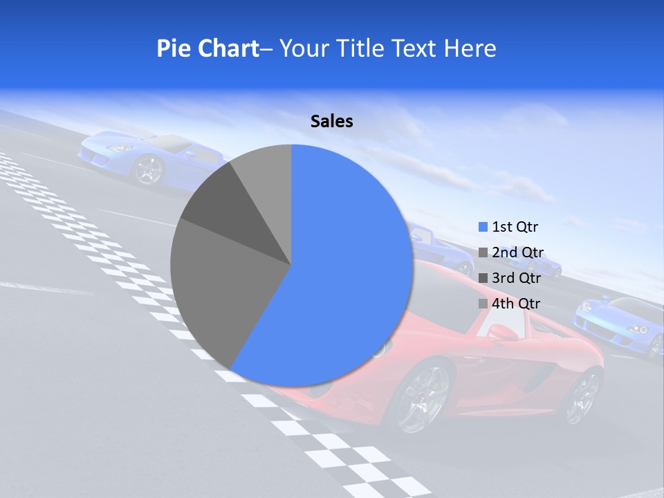 Dynamic White Acceleration PowerPoint Template