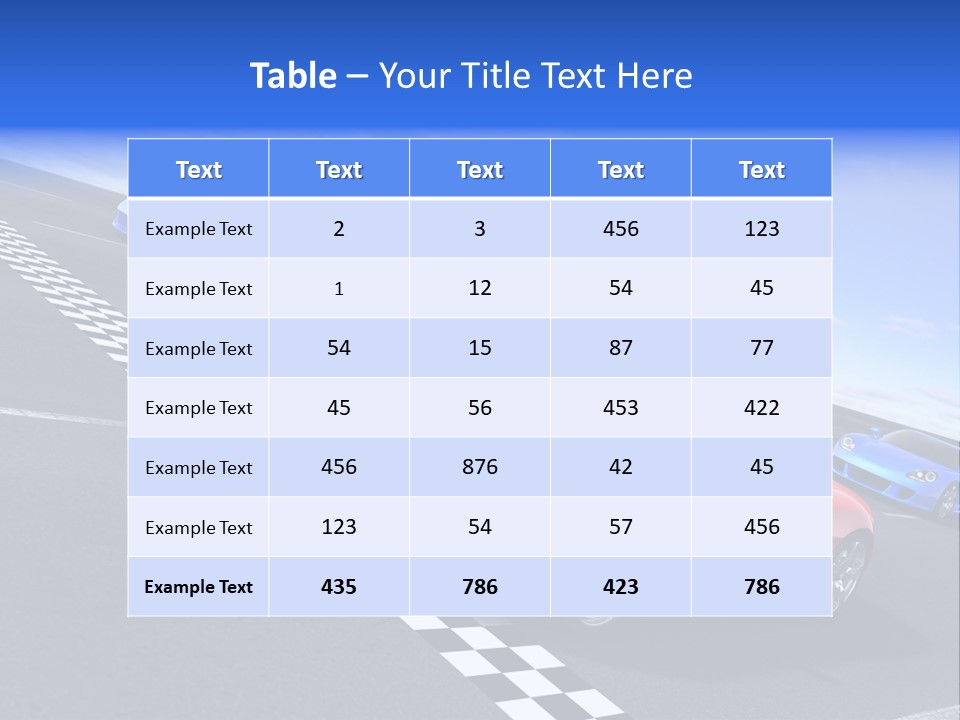 Dynamic White Acceleration PowerPoint Template