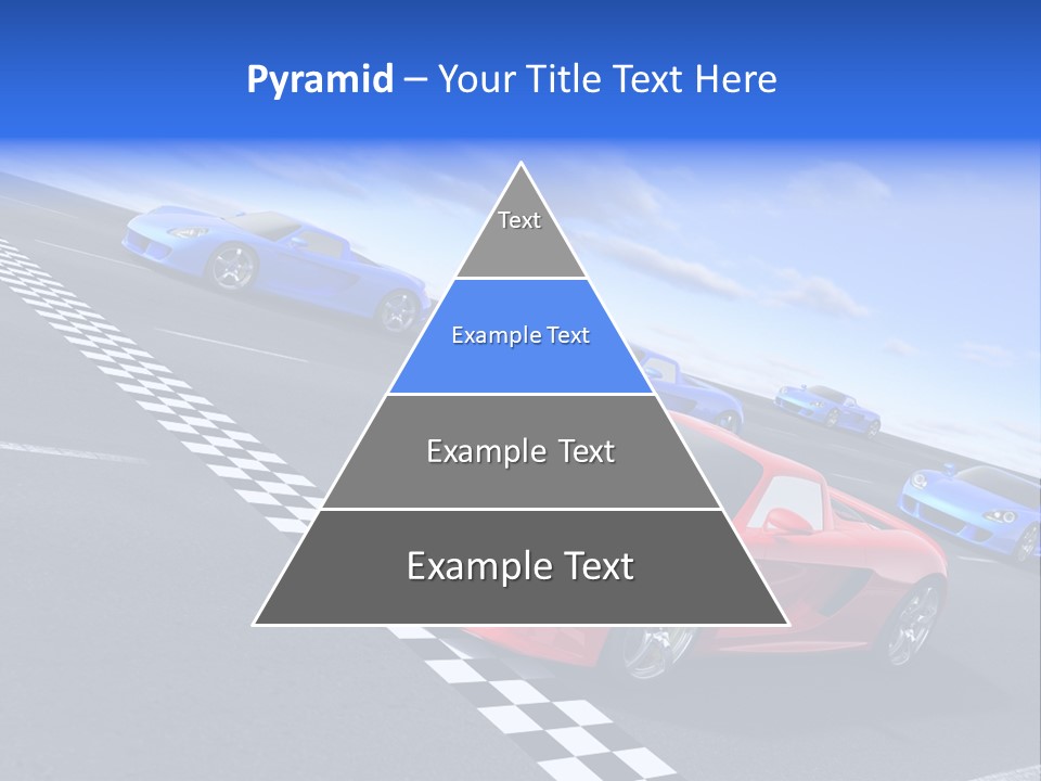 Dynamic White Acceleration PowerPoint Template