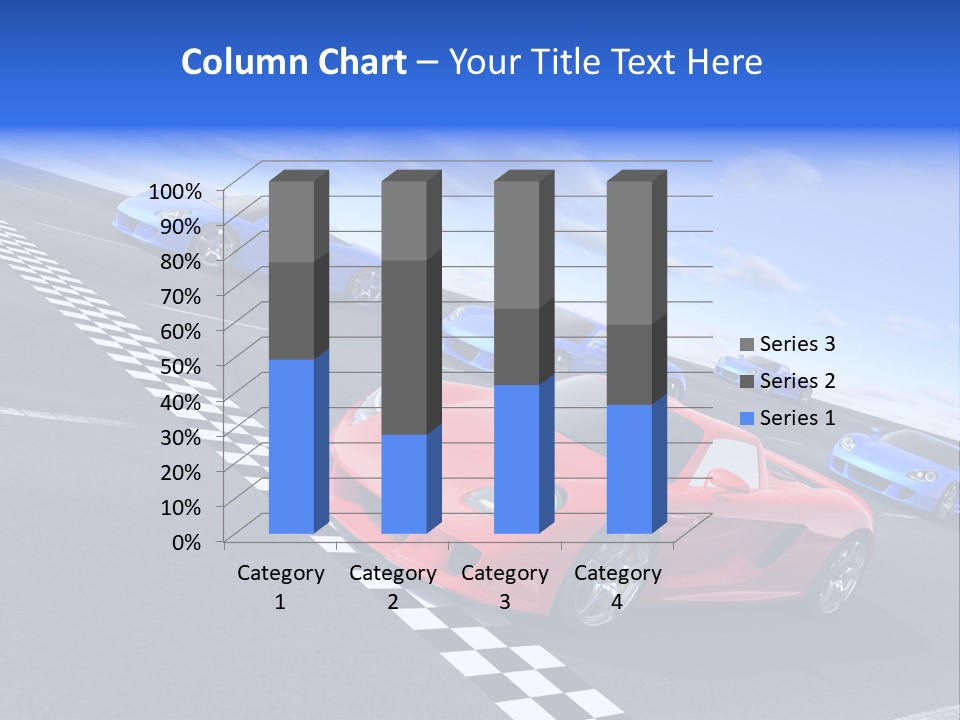 Dynamic White Acceleration PowerPoint Template