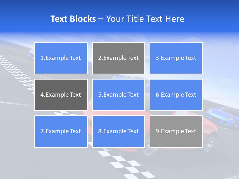 Dynamic White Acceleration PowerPoint Template