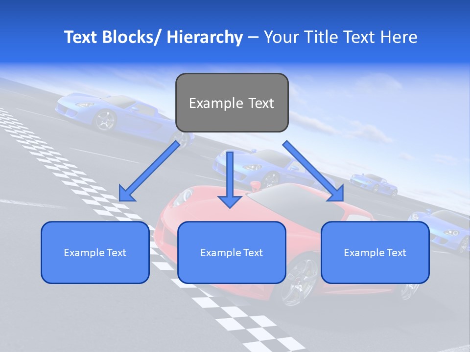 Dynamic White Acceleration PowerPoint Template