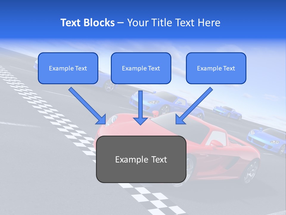 Dynamic White Acceleration PowerPoint Template