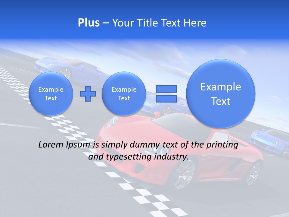 Dynamic White Acceleration PowerPoint Template