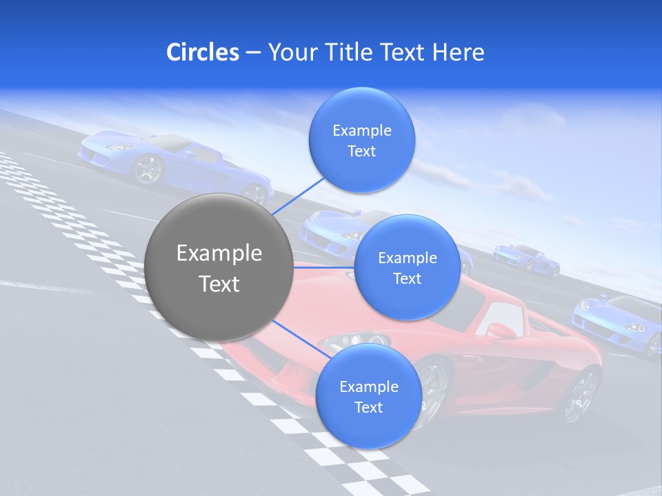Dynamic White Acceleration PowerPoint Template