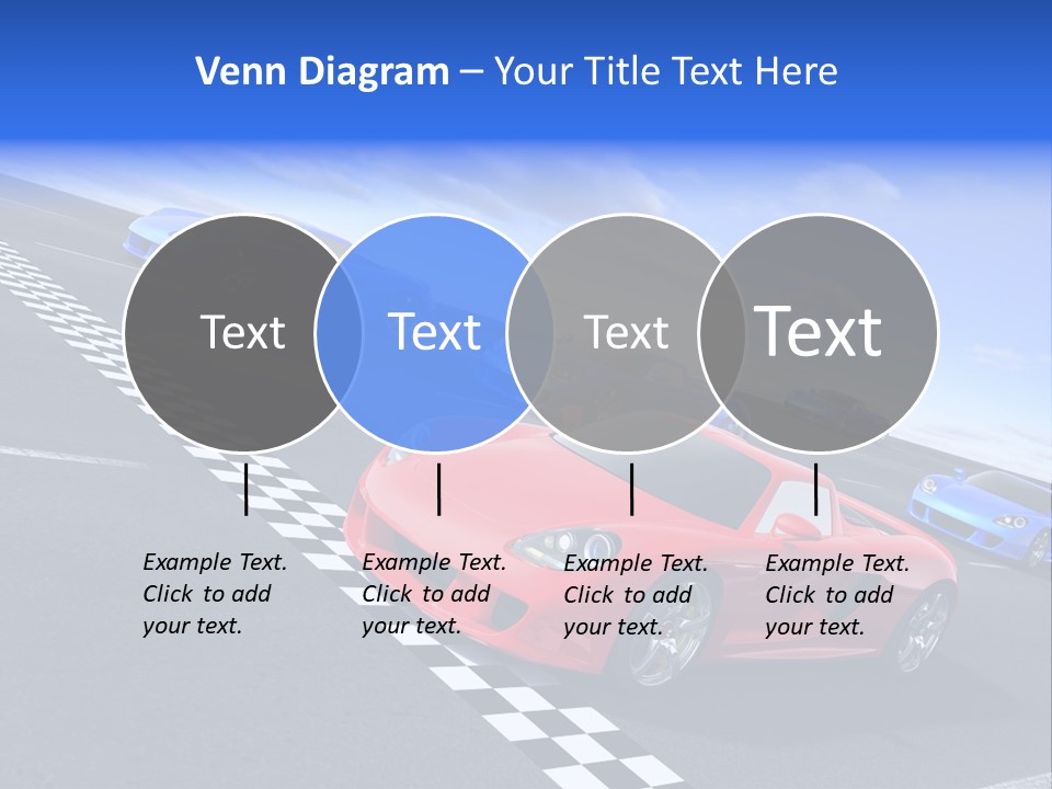 Dynamic White Acceleration PowerPoint Template