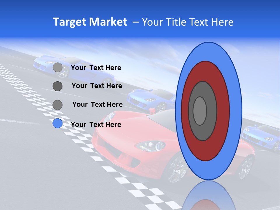 Dynamic White Acceleration PowerPoint Template