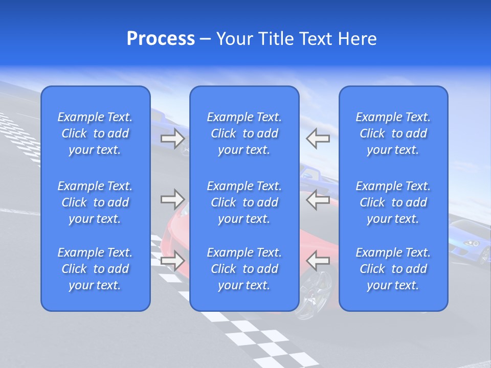 Dynamic White Acceleration PowerPoint Template