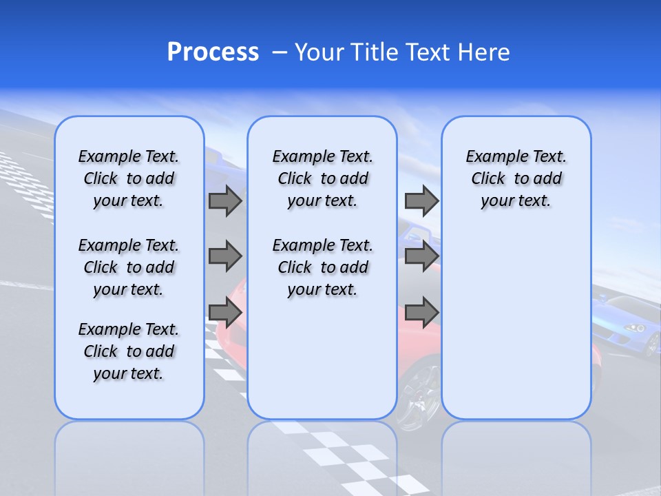 Dynamic White Acceleration PowerPoint Template