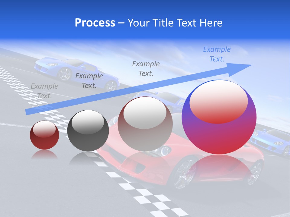 Dynamic White Acceleration PowerPoint Template