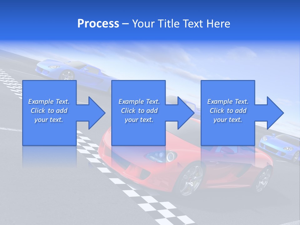 Dynamic White Acceleration PowerPoint Template
