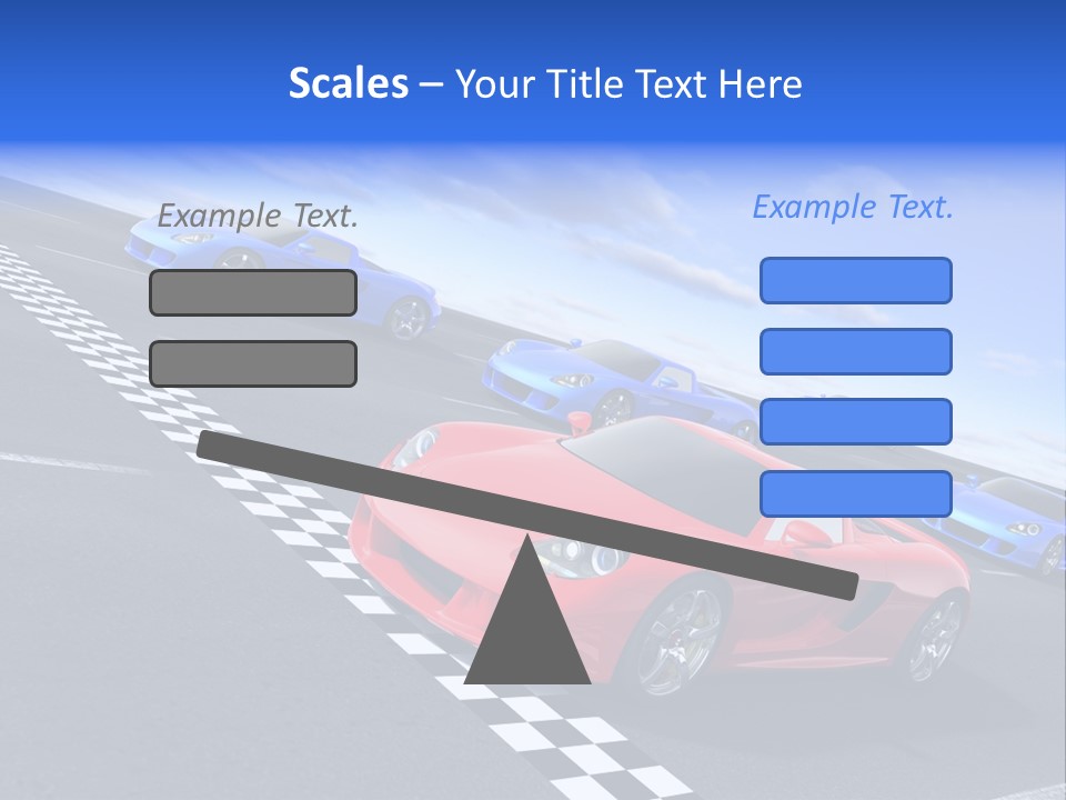 Dynamic White Acceleration PowerPoint Template
