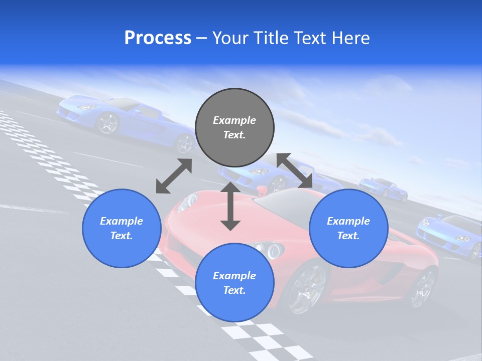 Dynamic White Acceleration PowerPoint Template