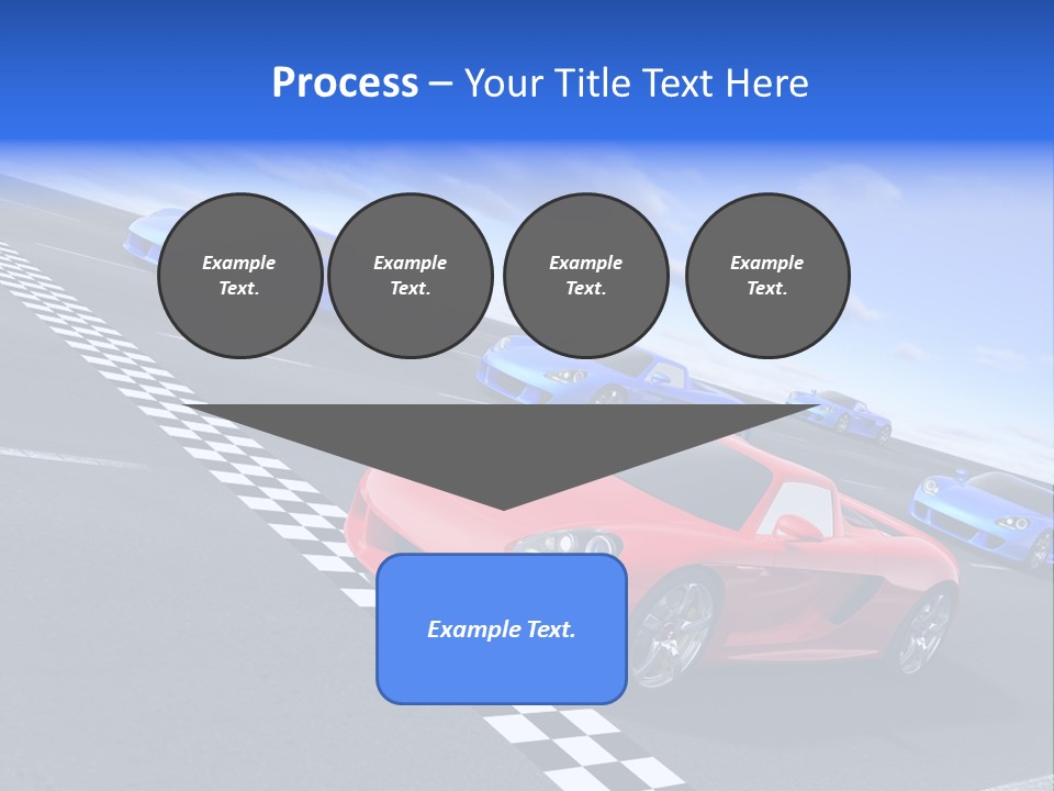 Dynamic White Acceleration PowerPoint Template