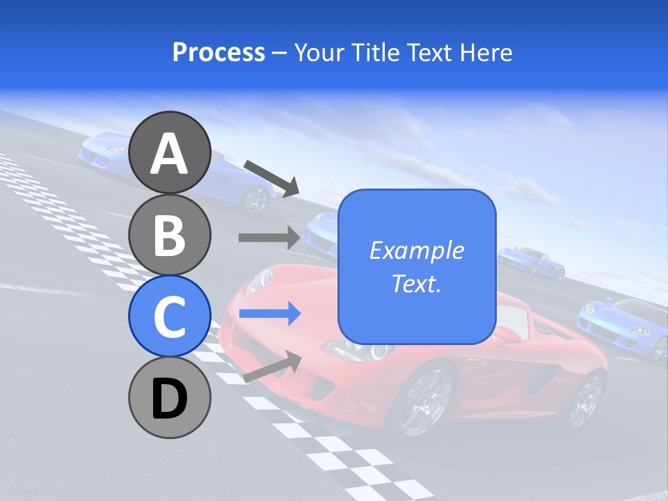 Dynamic White Acceleration PowerPoint Template