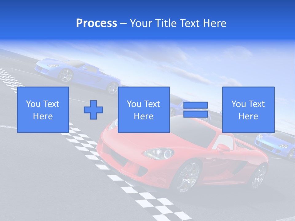 Dynamic White Acceleration PowerPoint Template