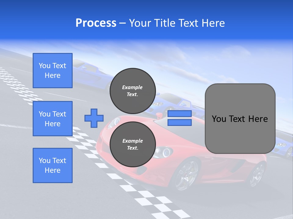 Dynamic White Acceleration PowerPoint Template