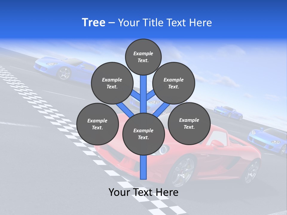 Dynamic White Acceleration PowerPoint Template