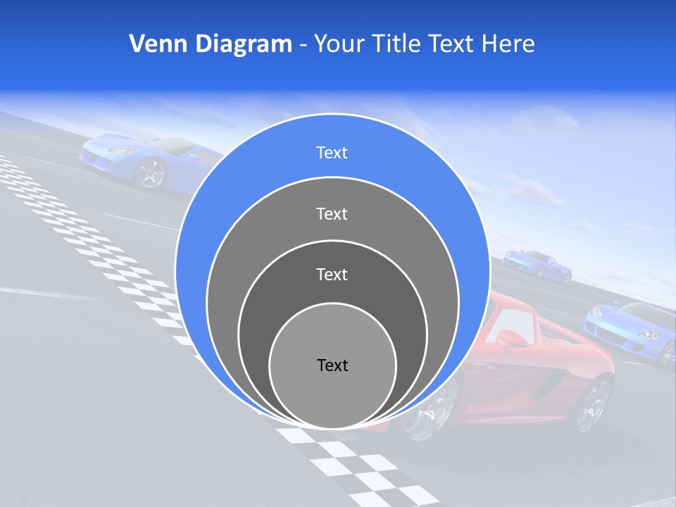 Dynamic White Acceleration PowerPoint Template