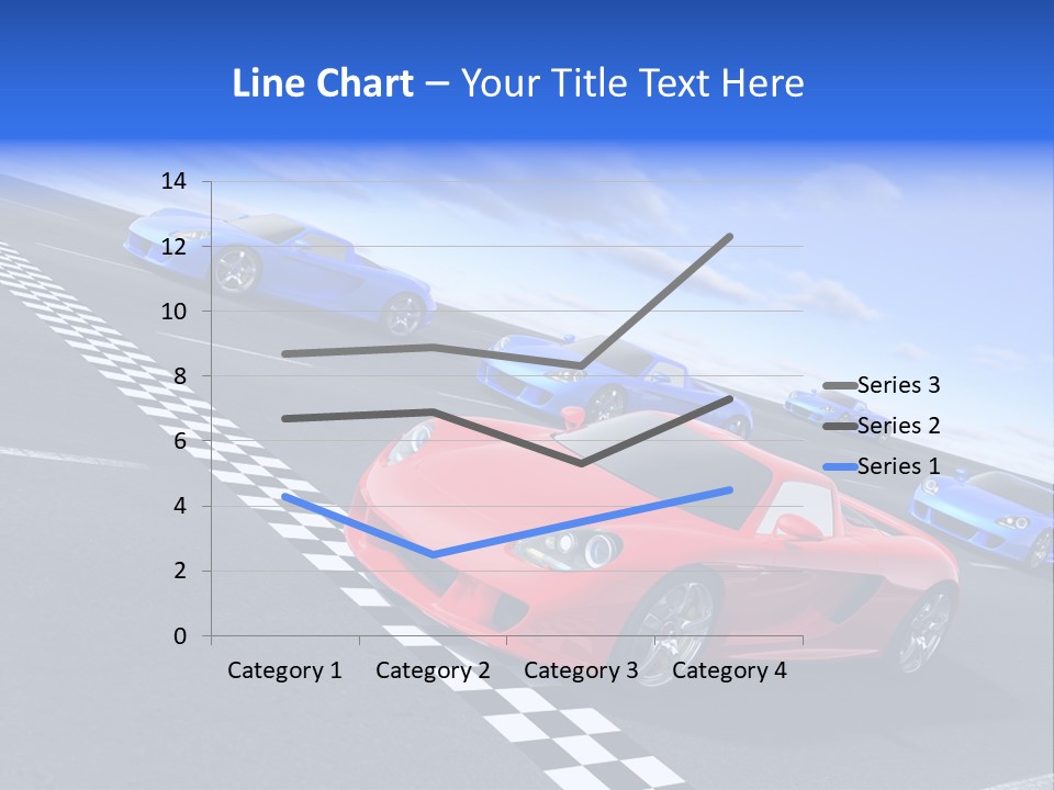 Dynamic White Acceleration PowerPoint Template