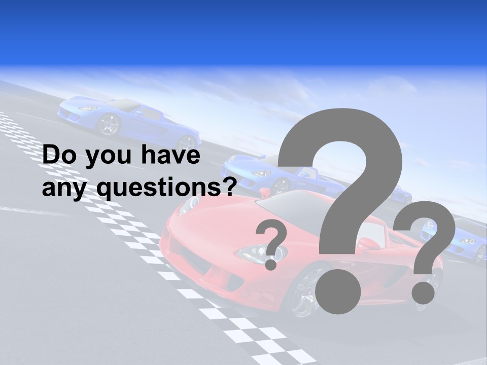 Dynamic White Acceleration PowerPoint Template