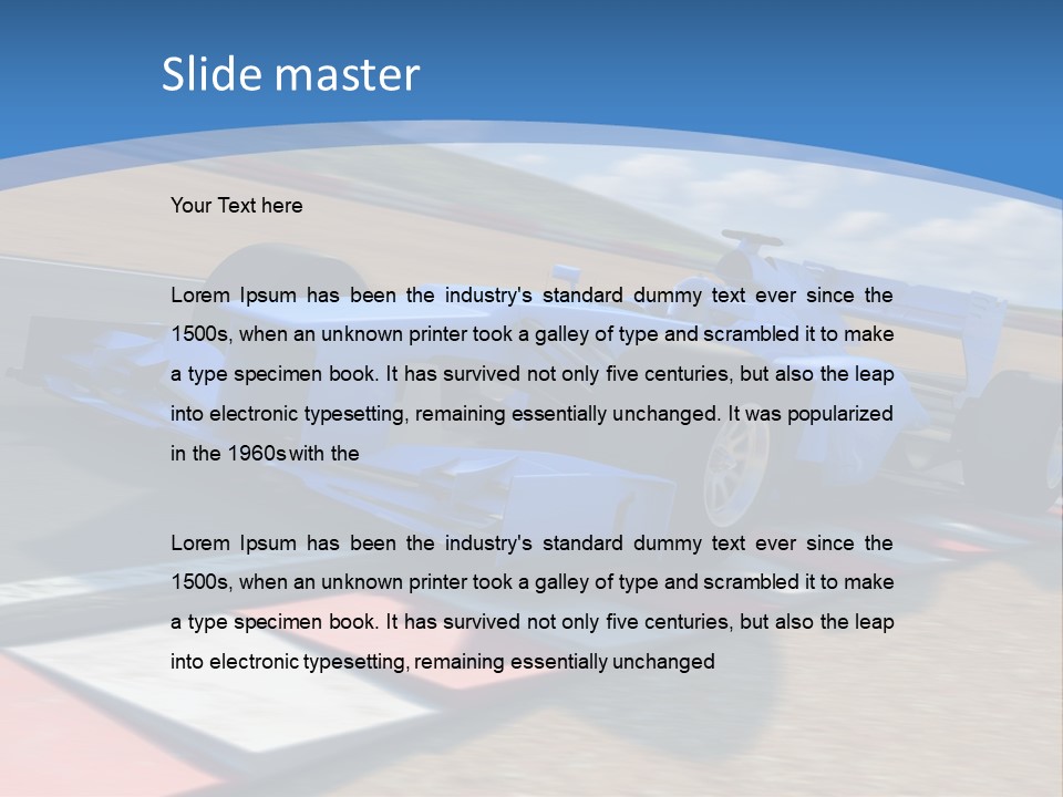 Layout Reifen Entwerfen PowerPoint Template