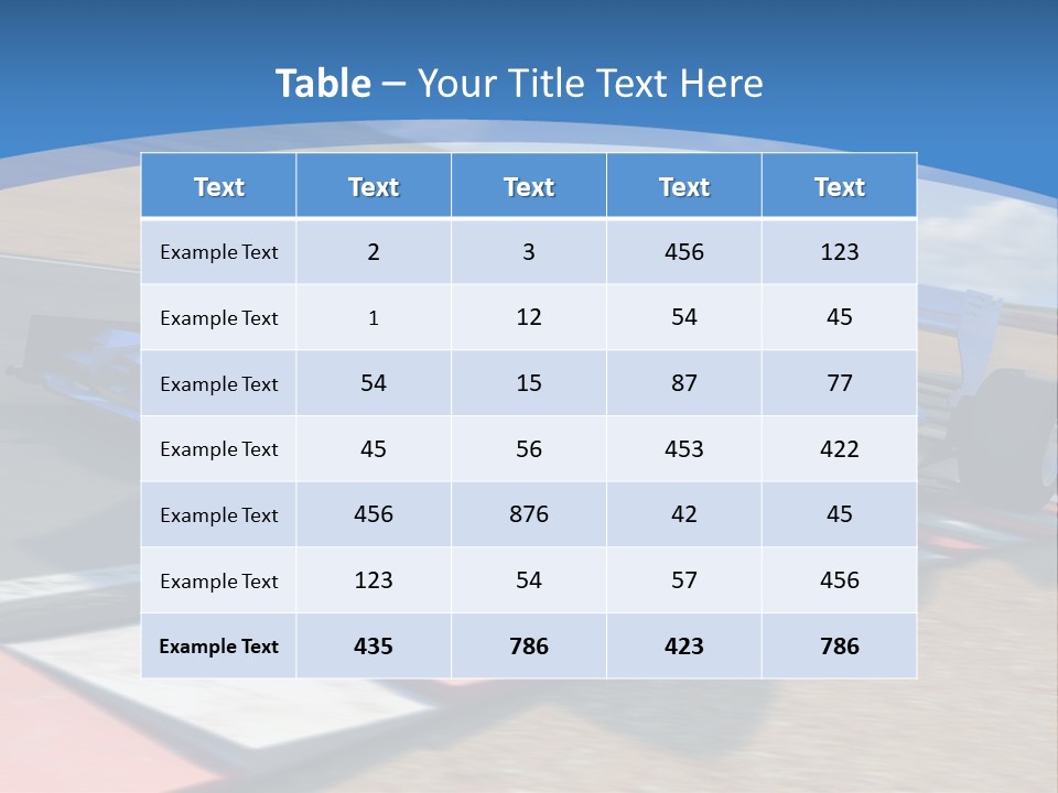 Layout Reifen Entwerfen PowerPoint Template