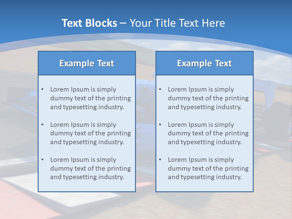 Layout Reifen Entwerfen PowerPoint Template