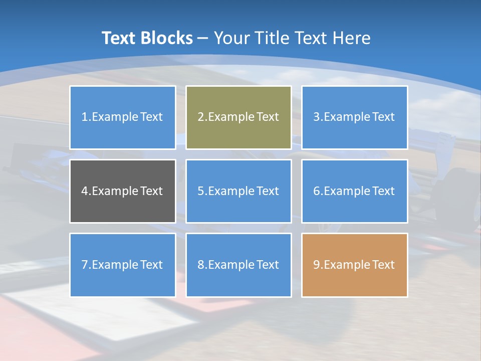 Layout Reifen Entwerfen PowerPoint Template