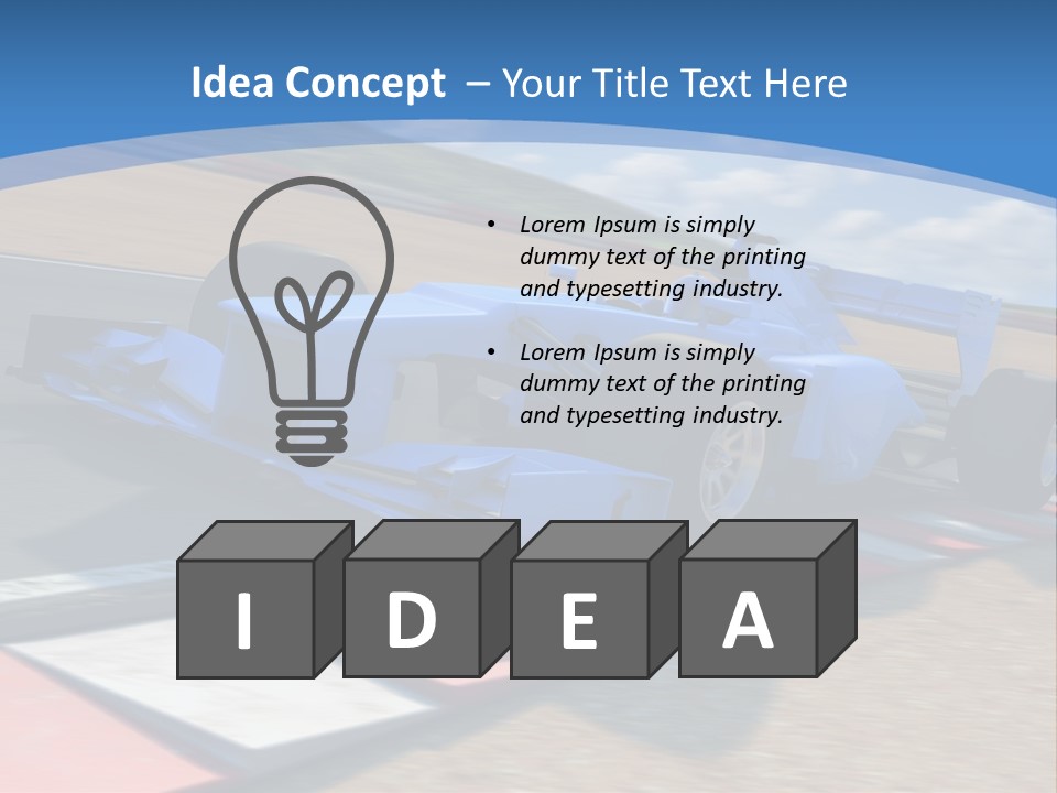 Layout Reifen Entwerfen PowerPoint Template
