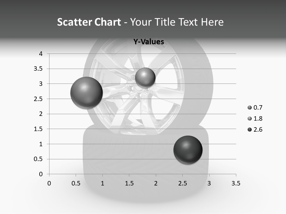 Closeup Tire Render PowerPoint Template