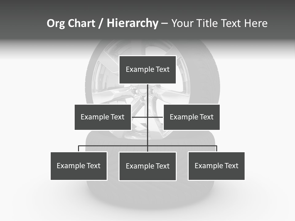 Closeup Tire Render PowerPoint Template