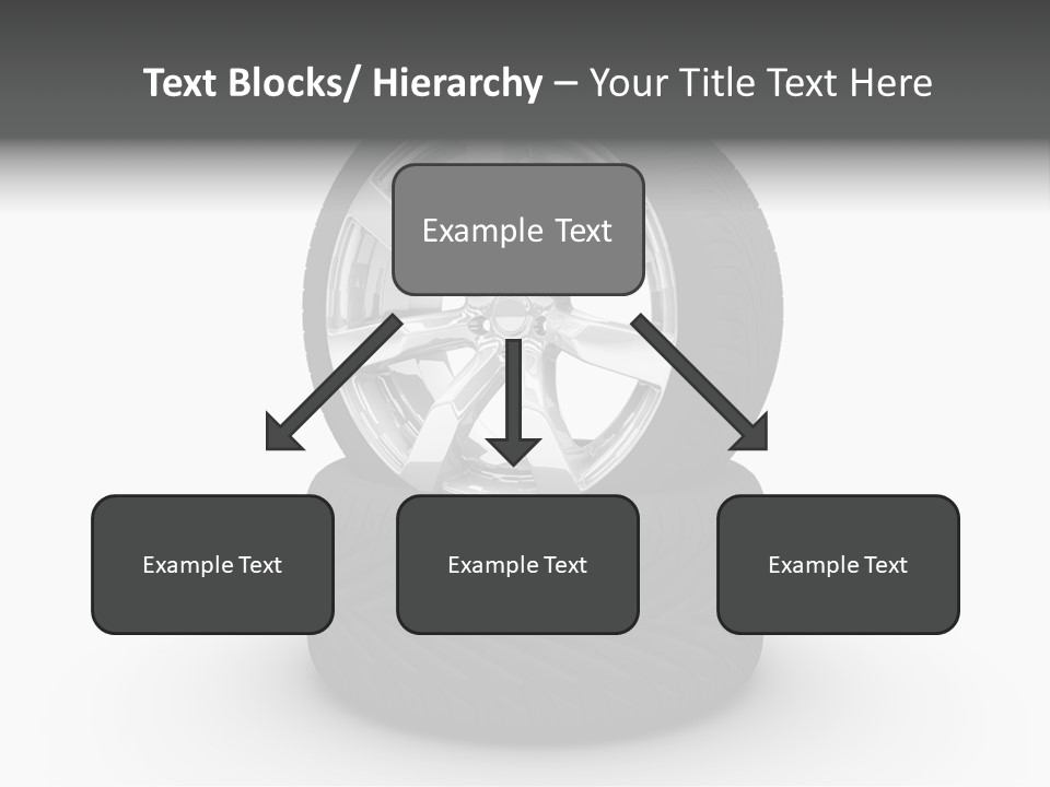 Closeup Tire Render PowerPoint Template