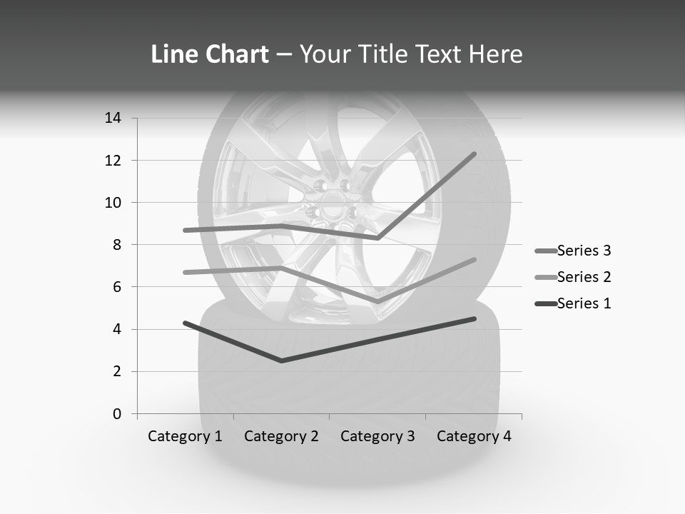 Closeup Tire Render PowerPoint Template
