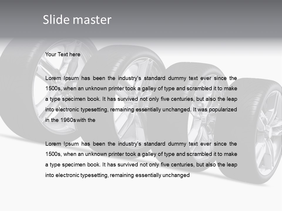 Auto Icon Stack PowerPoint Template