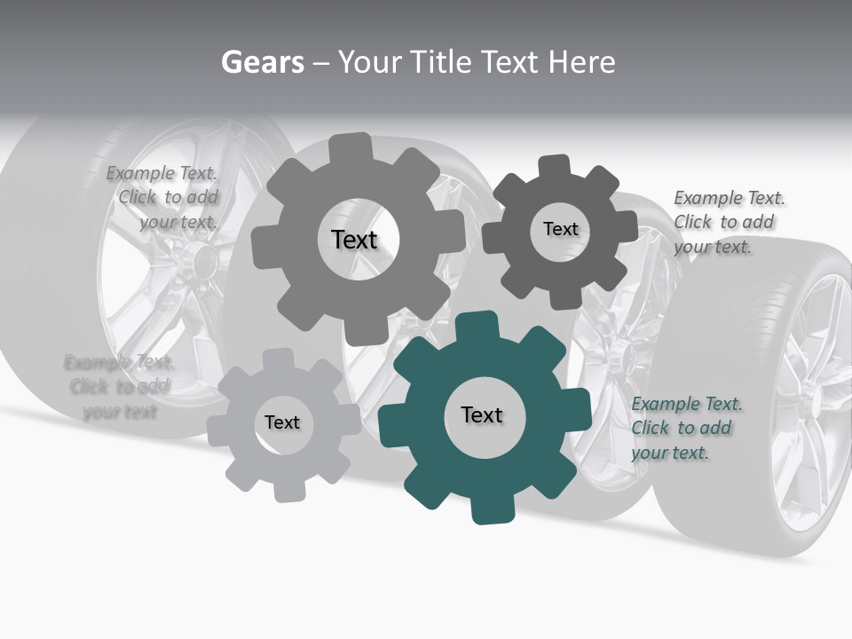 Auto Icon Stack PowerPoint Template