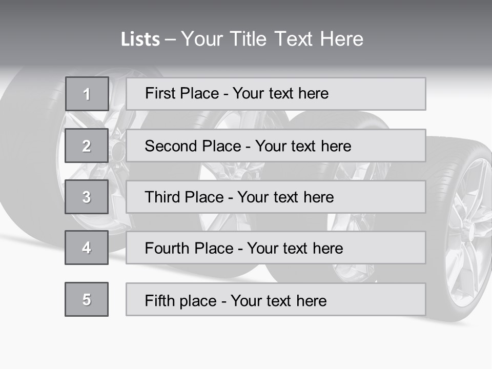 Auto Icon Stack PowerPoint Template