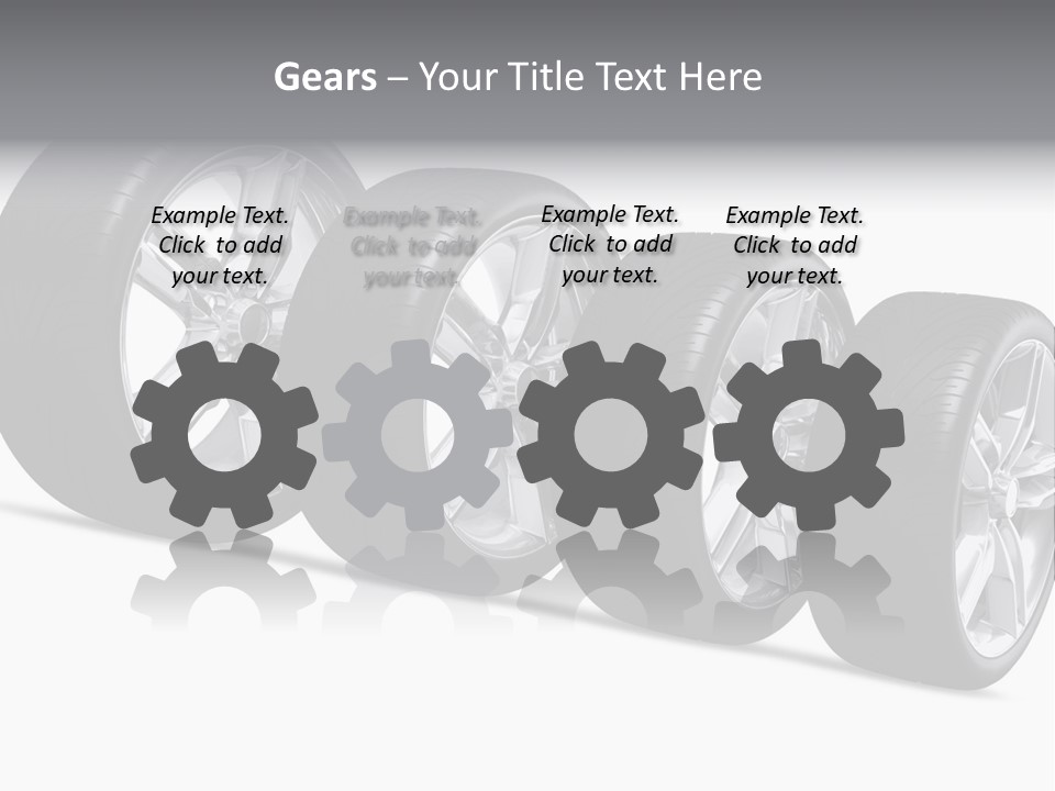 Auto Icon Stack PowerPoint Template
