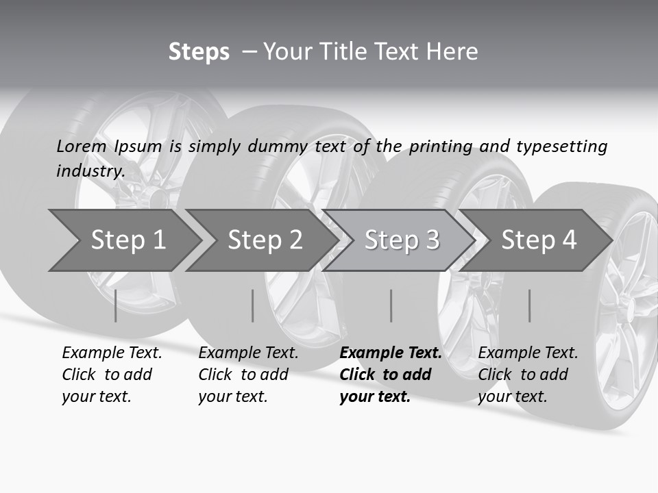 Auto Icon Stack PowerPoint Template