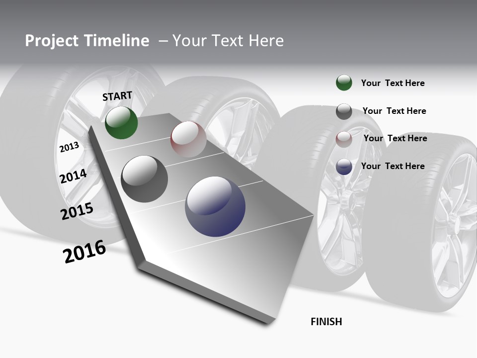 Auto Icon Stack PowerPoint Template
