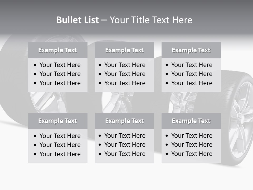 Auto Icon Stack PowerPoint Template