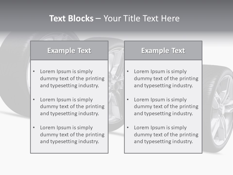 Auto Icon Stack PowerPoint Template