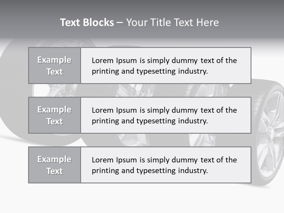 Auto Icon Stack PowerPoint Template